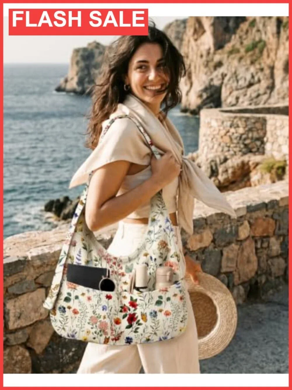 Corduroy Hobo Bag Slouchy Shoulder Crossbody Tote Fits 15in Laptop